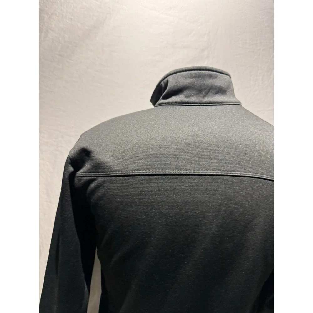 North Face‎ Jersey Track Jacket Pullover Half Zip Material Black System Men'S M